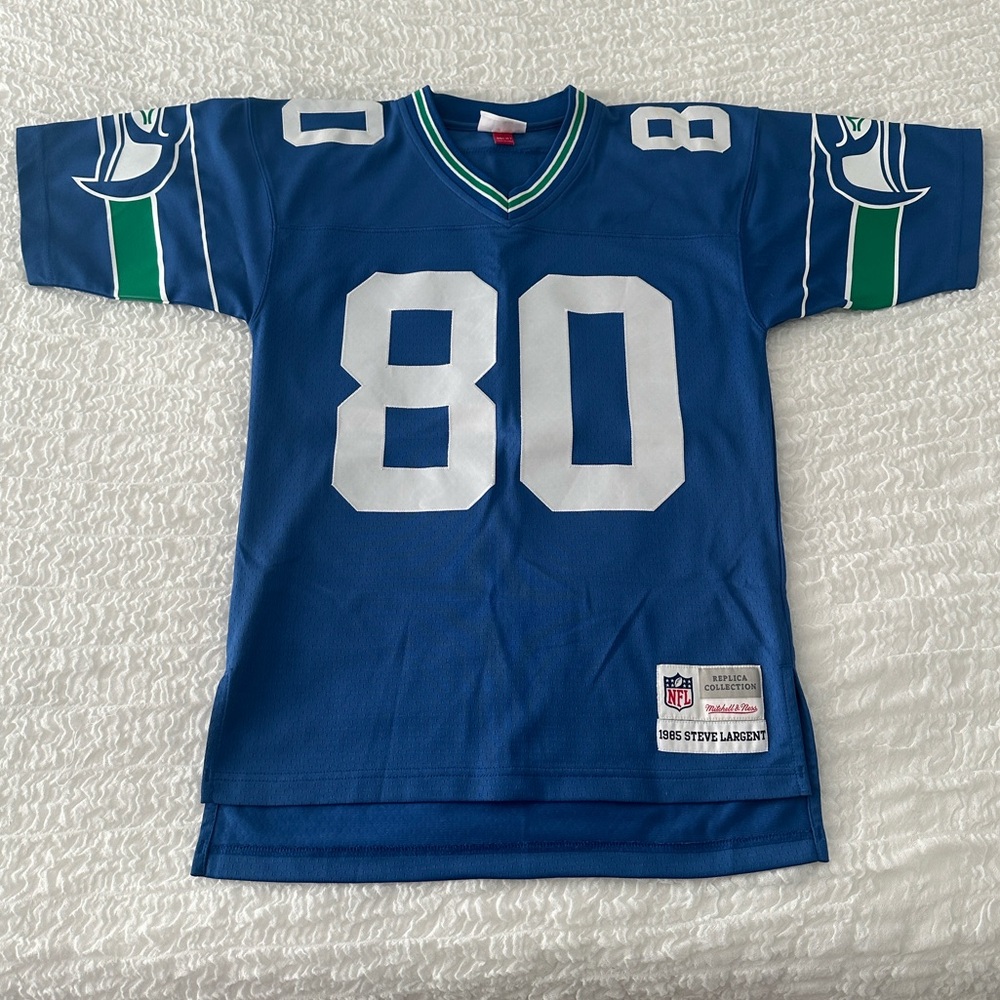 Seahawks Throwback Jersey Mitchell & Ness Replica Collection Steve Largent